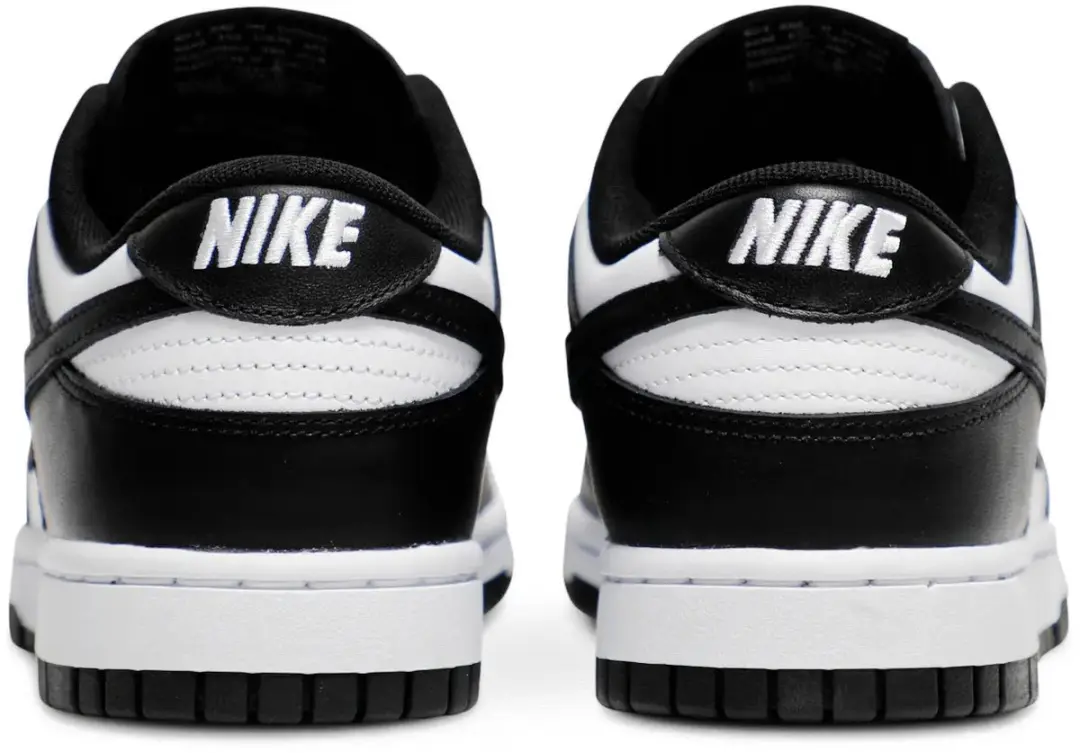 Nike Dunk Low Retro Heren Sneakers - 41 - Wit/Zwart - afbeelding 6 van 6