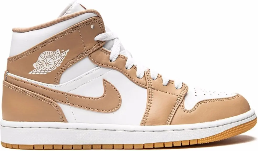 AIR JORDAN 1 MID TAN GUM