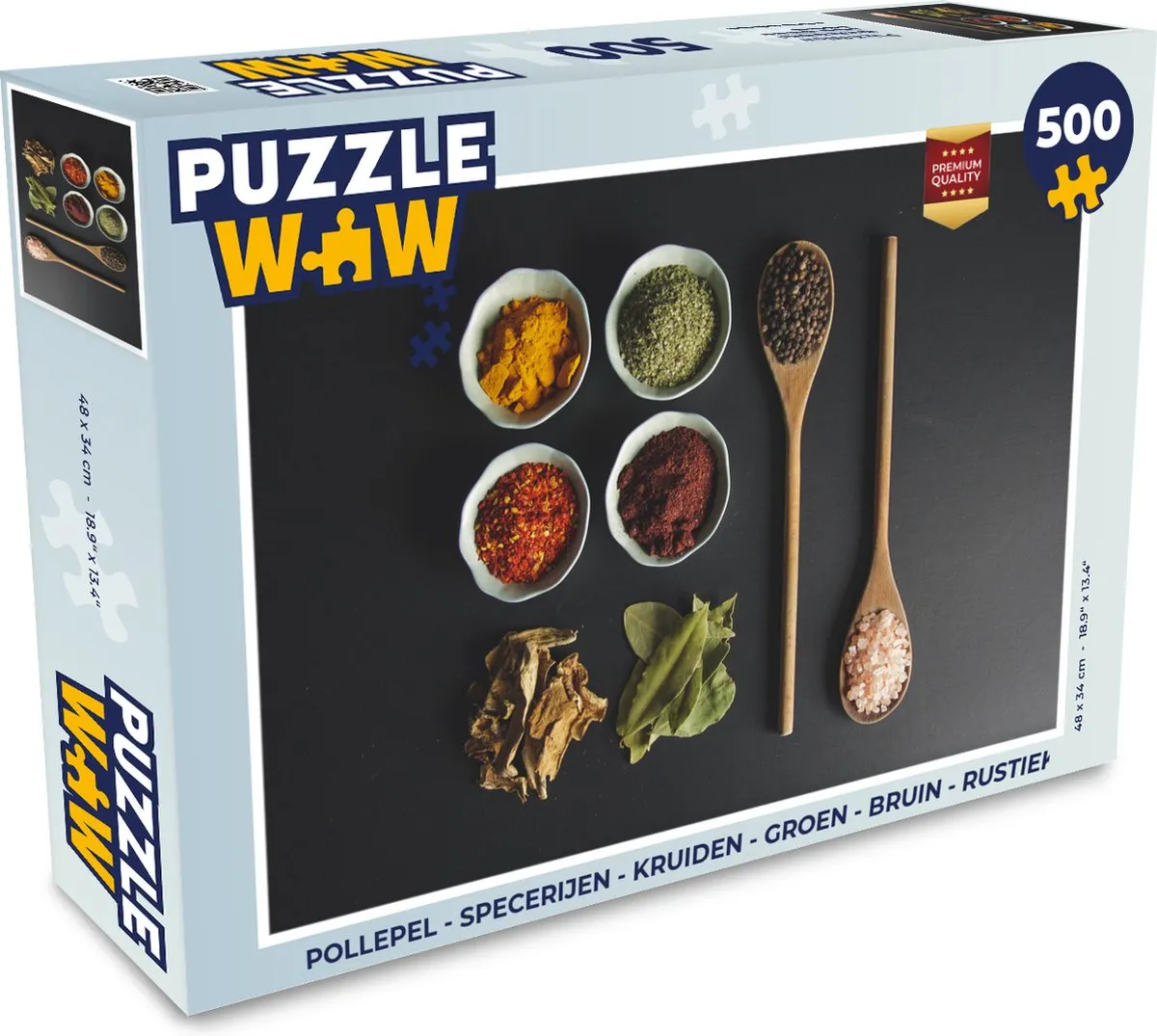 PuzzleWow Pollepel Legpuzzel 500 Stuks