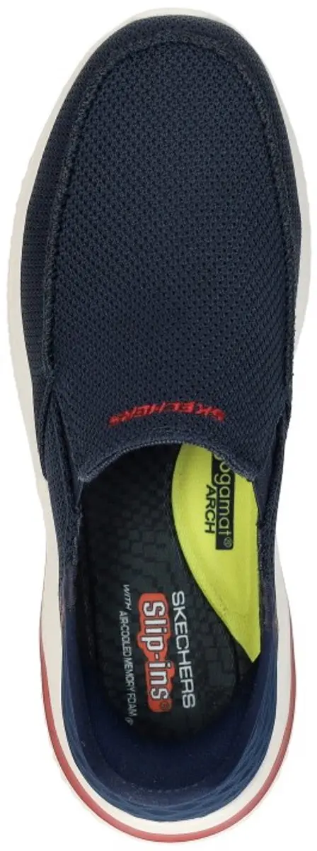 Skechers Slip-Ins Delson 3.0 Cabrino Instappers - Heren - Blauw - Maat:48 - afbeelding 4 van 6
