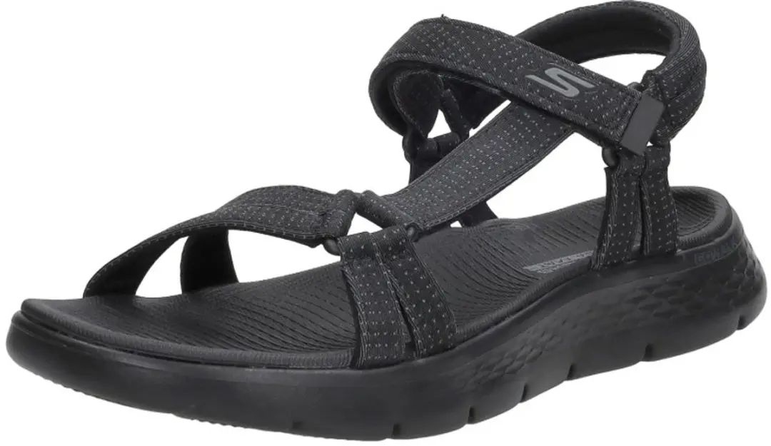 Skechers Go Walk Flex Zandal Dames Sandalen - 37 Zwart