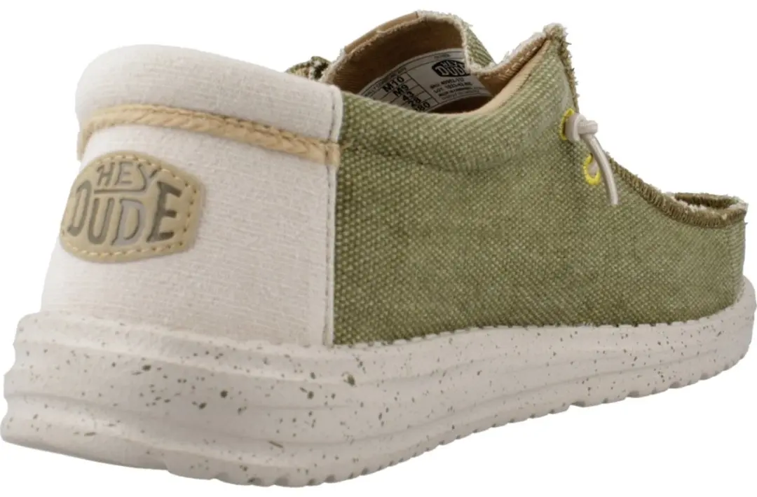 HEYDUDE Wally Coastline Jute Instappers - Groen 43