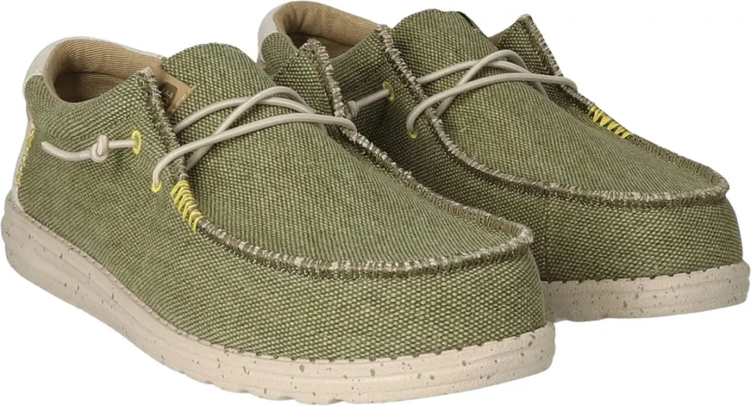 HEYDUDE Wally Coastline Jute Instappers - Groen 43
