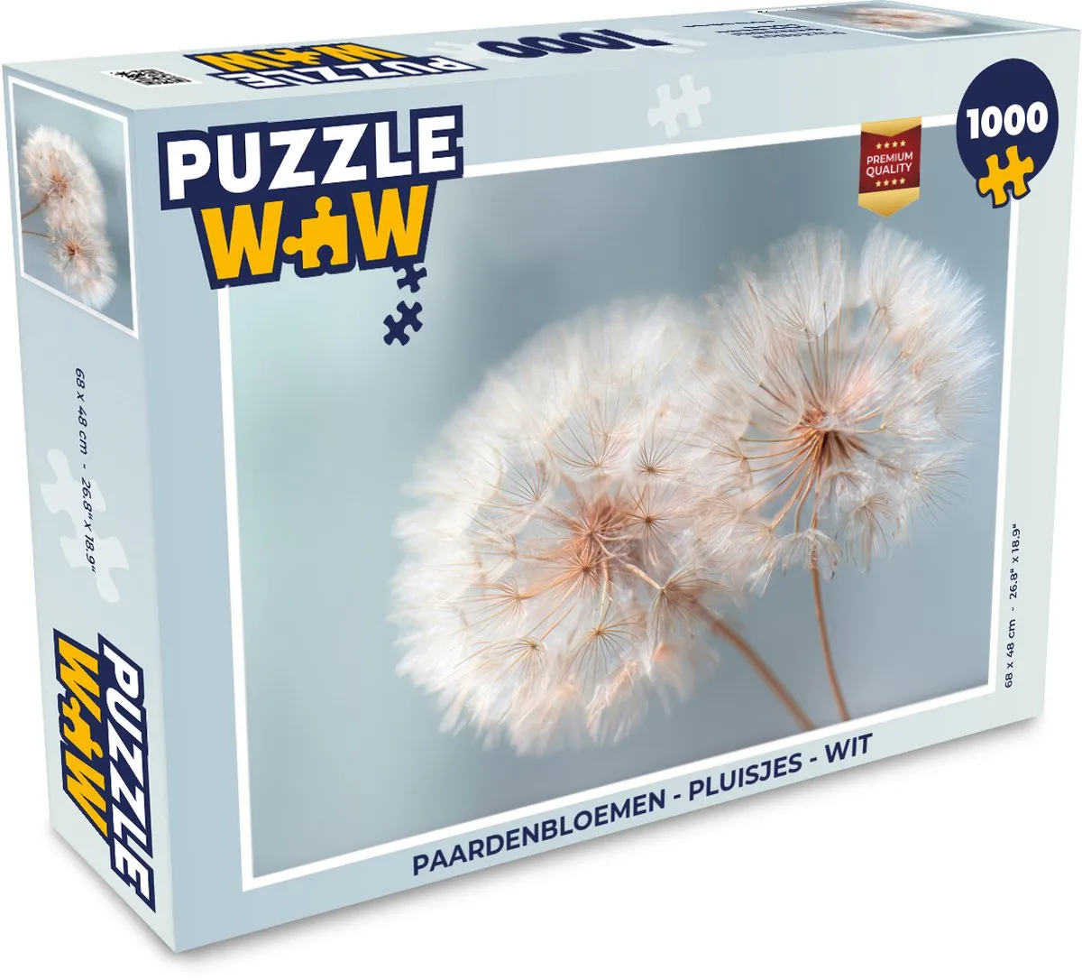 PuzzleWow Paardenbloemen Pluisjes Legpuzzel 1000 Stuks
