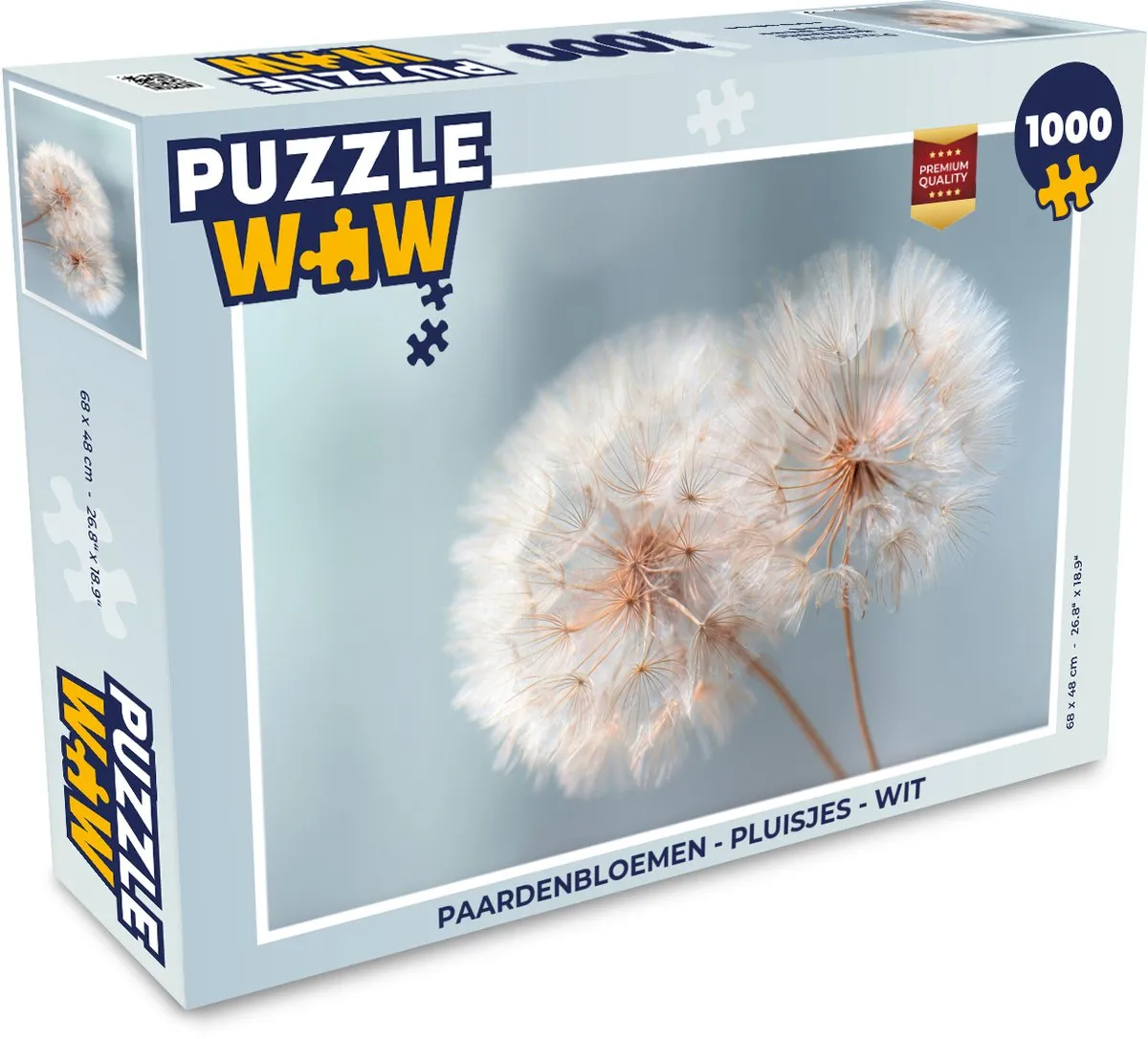 PuzzleWow Paardenbloemen Pluisjes Legpuzzel 1000 Stuks