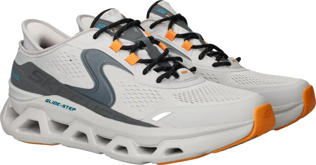 Skechers Slip-ins Glide Step Sneakers grijs - Maat 44 - afbeelding 4 van 6