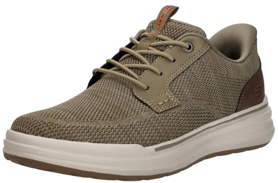 Skechers Sterling Ramone Slip-ins Sneakers - Heren - 44 - Beige/Bruin/Wit