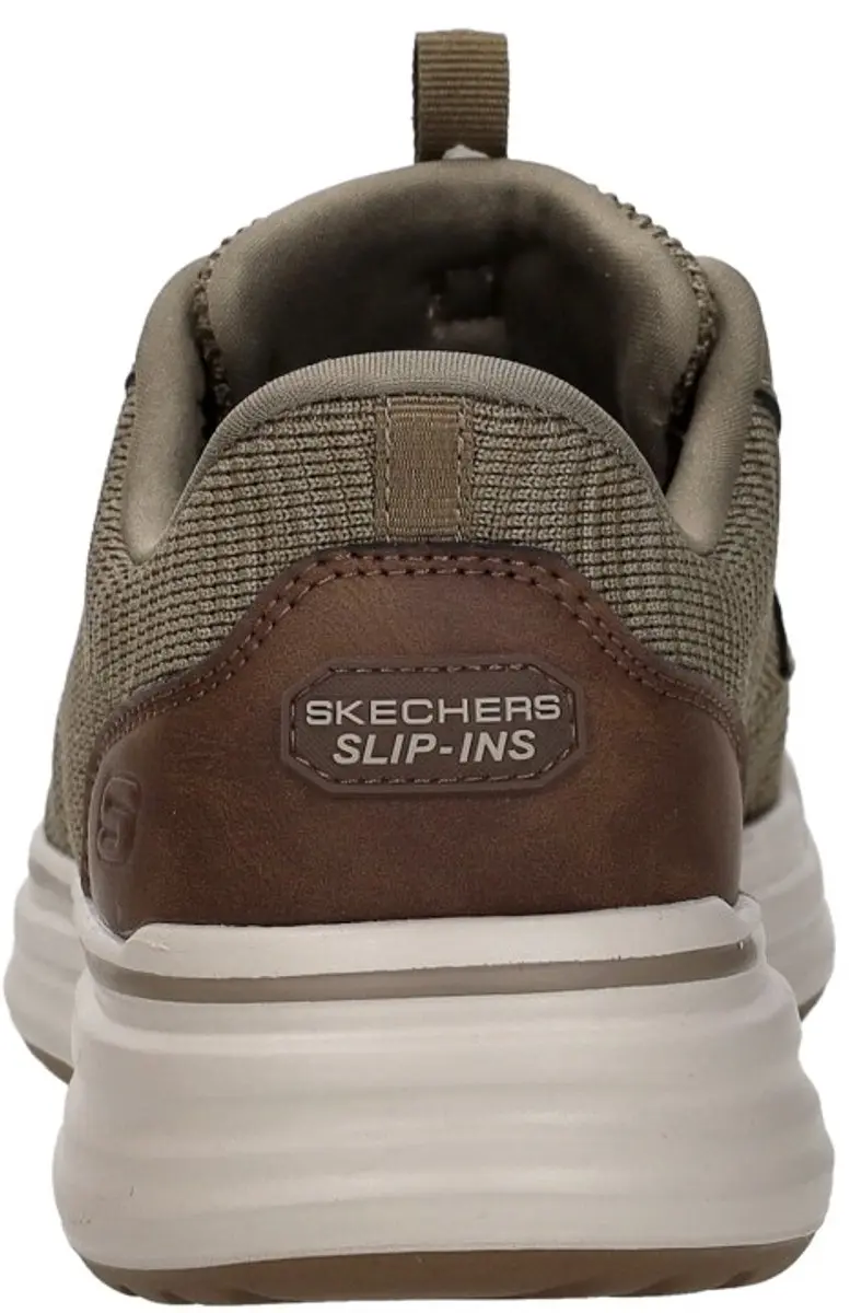 Skechers Sterling Ramone Slip-ins Sneakers - Heren - 44 - Beige/Bruin/Wit - afbeelding 6 van 6