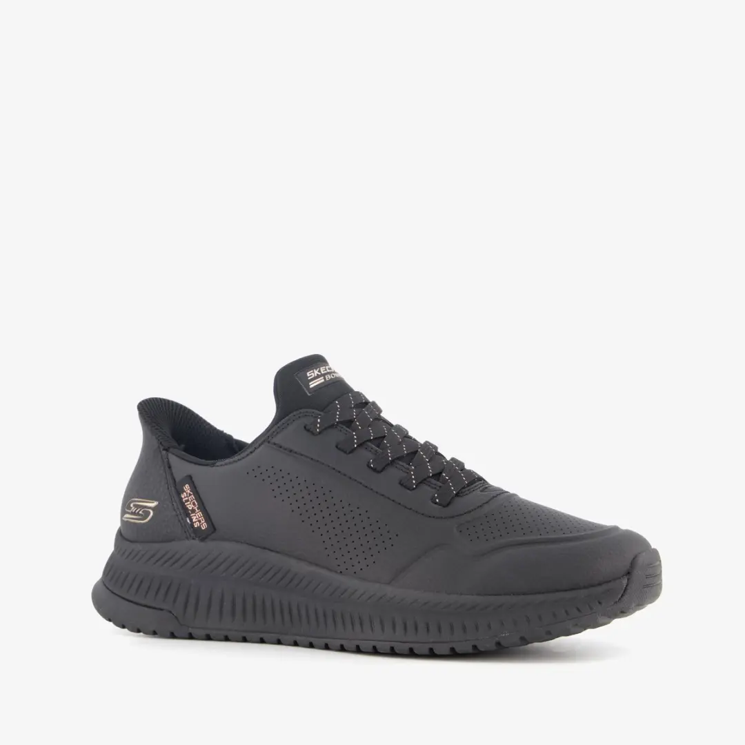 Skechers Slip-ins: BOBS Squad 4 dames sneakers zwart