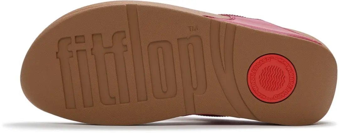 FitFlop Lulu Dames Teenslipper - Rood - Glitters & Sierstenen 40