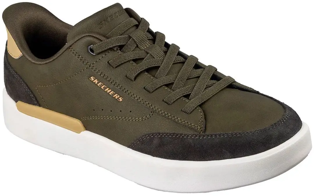 Skechers VERLOMA-RADICAL Heren Sneakers - Olijf - afbeelding 4 van 6