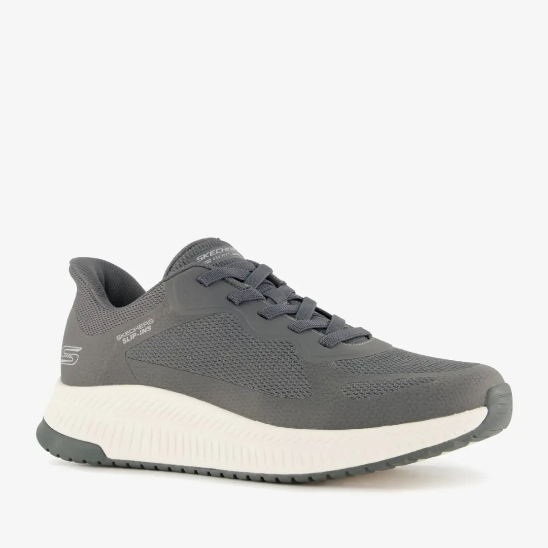 Skechers Slip-ins: BOBS Squad 4 heren sneakers grijs