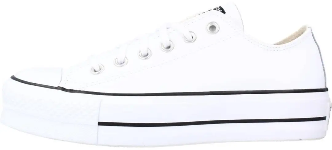 Converse Chuck Taylor All Star Lift Ox Lage Sneakers - Wit - afbeelding 2 van 6