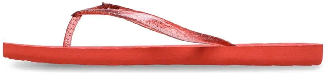 Roxy Viva Sparkle Teenslipper - EU 38 - Rood - afbeelding 3 van 4