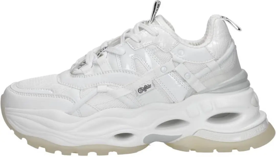 BUFFALO Triplet Hollow Lage sneakers - Dames - Wit - Maat 37 - afbeelding 2 van 6