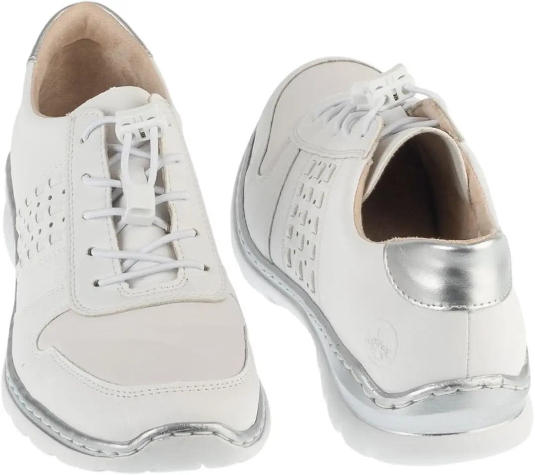 Rieker L32F3-80 Vrouwen Schoenen - Wit 38