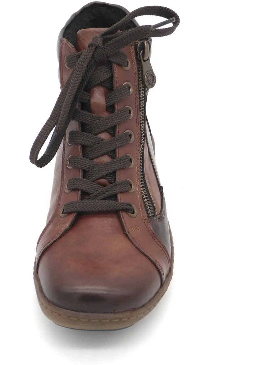 Remonte Dames Veterboot - R1458-22 Bruin/Combi - Maat 42