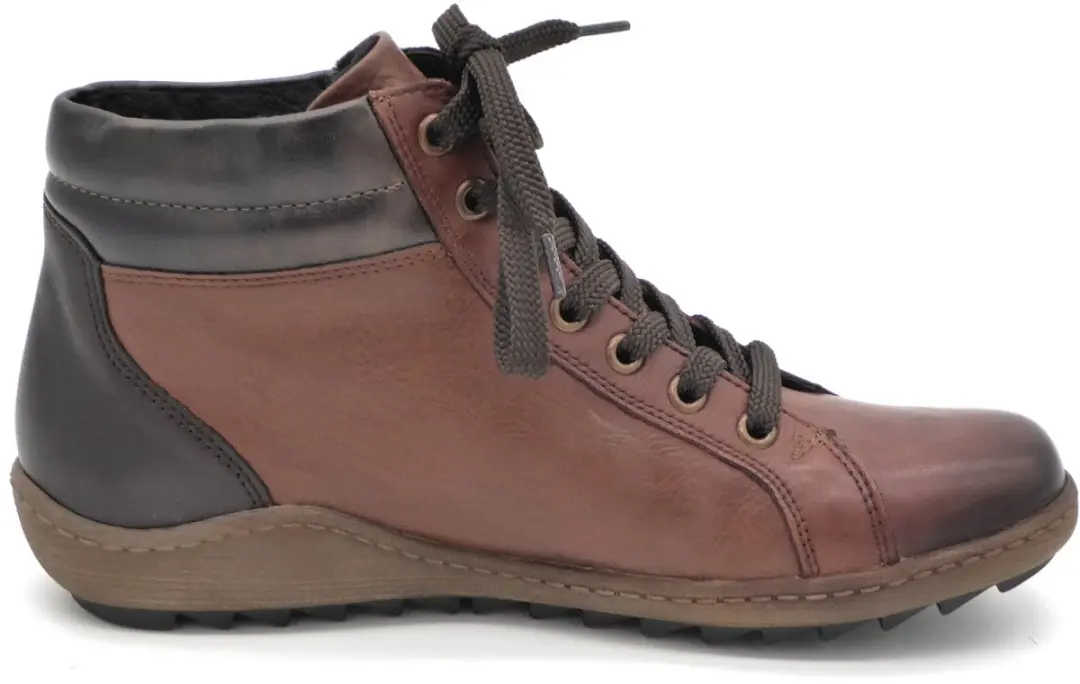 Remonte Dames Veterboot - R1458-22 Bruin/Combi - Maat 42