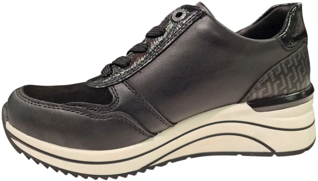 Remonte Sneakers - Dames - Zwart - Maat:39