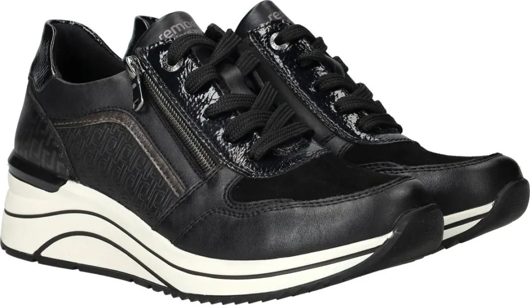 Remonte Sneakers - Dames - Zwart - Maat:39