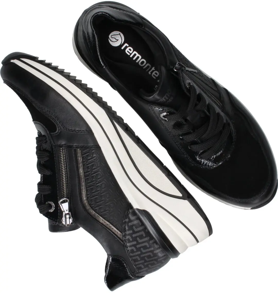 Remonte D0T16-03 Dames Sneakers - Zwart - afbeelding 6 van 6