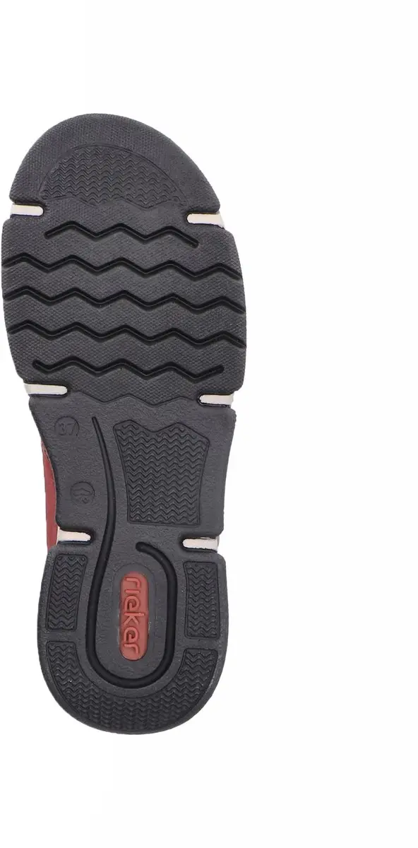 Rieker 45960 Dames Veterlaarzen - Rood - afbeelding 2 van 6