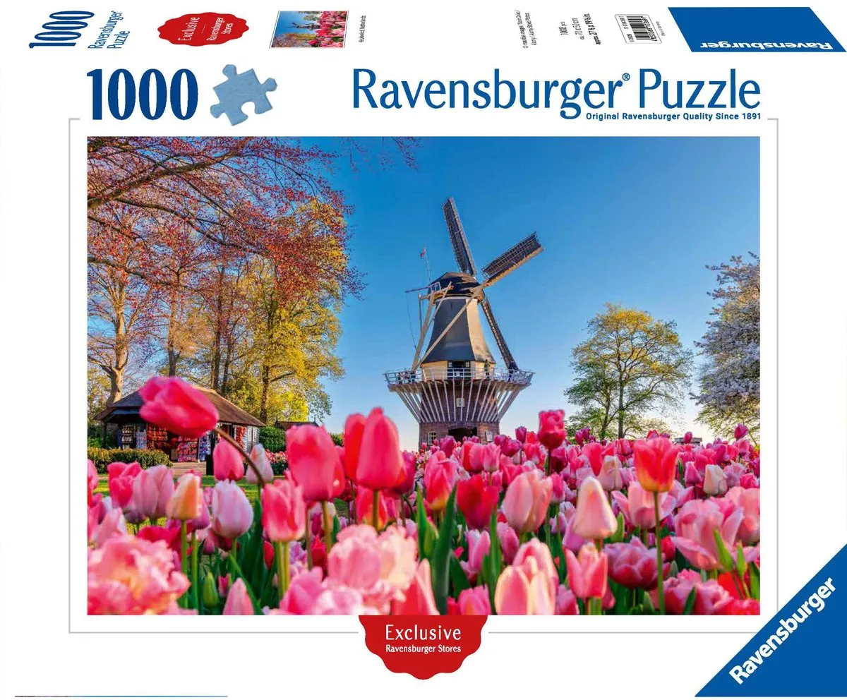 Ravensburger Keukenhof Nederland Puzzel 1000 Stuks - Multicolor