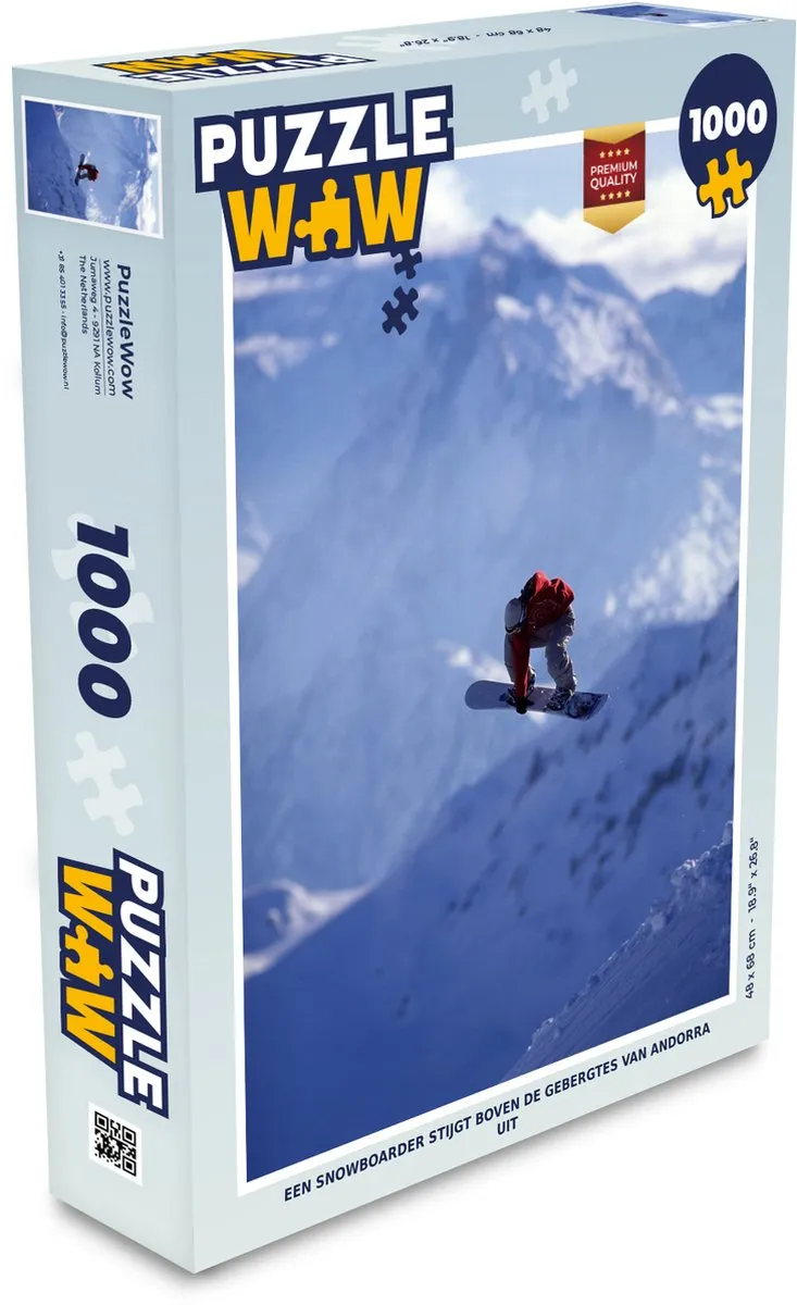 PuzzleWow Legpuzzel 1000 Stuks