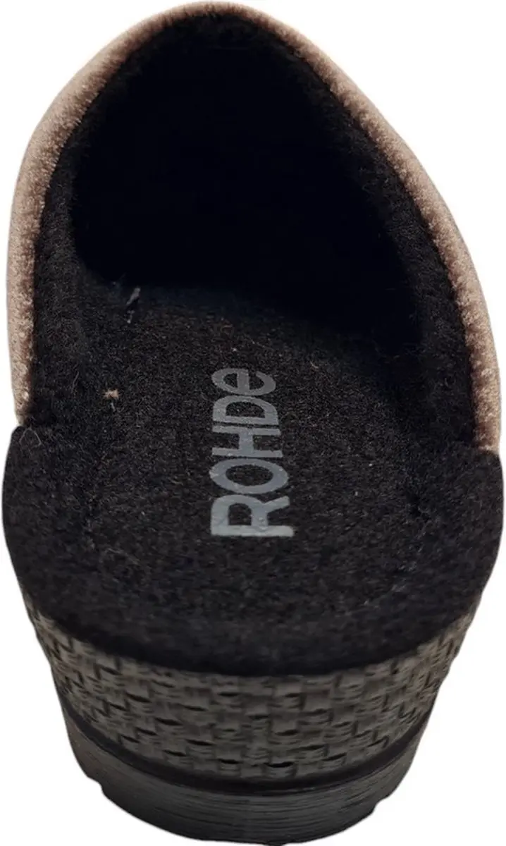 Rohde 2287 17 Dames Pantoffels - Bruin - 41