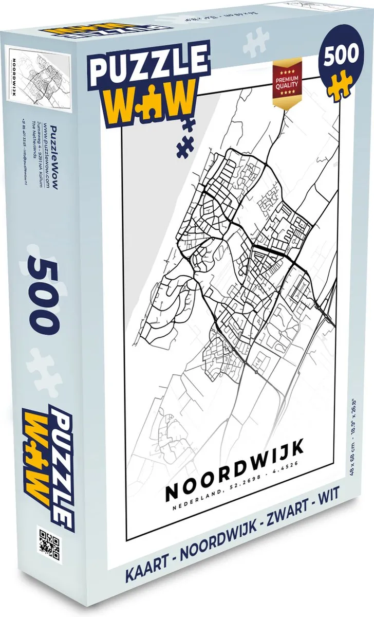PuzzleWow Noordwijk Legpuzzel 500 Stuks