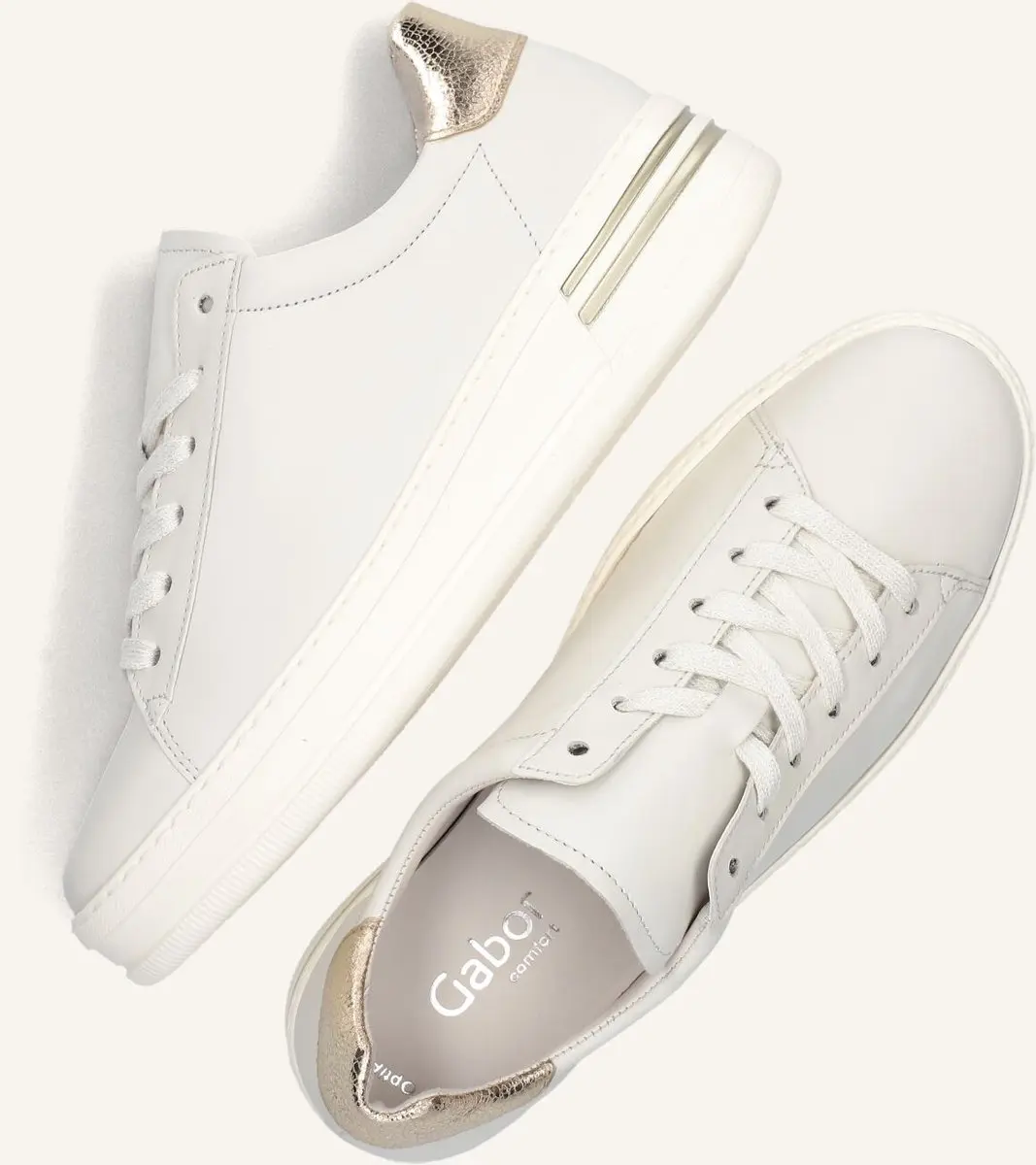 Gabor 395 Dames Sneakers - Wit - afbeelding 4 van 6
