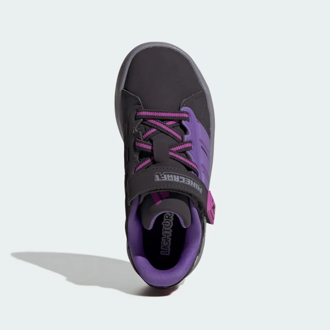 Adidas Minecraft Lightorama Court Schoenen - Kinderen - Paars - afbeelding 5 van 6