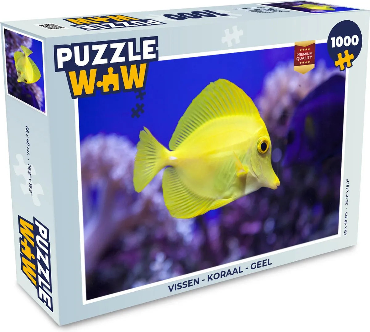 PuzzleWow Vissen Koraal Legpuzzel 1000 Stuks