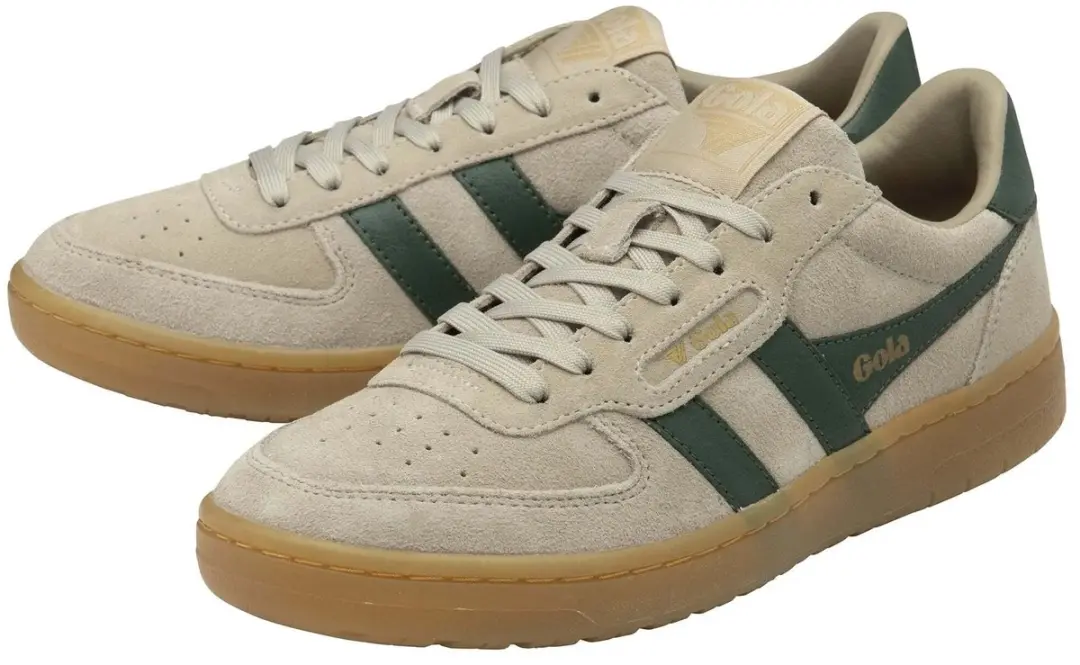 Gola Hawk 86 Damestrainers - 42 - Bone/Evergreen/Gum - afbeelding 3 van 6