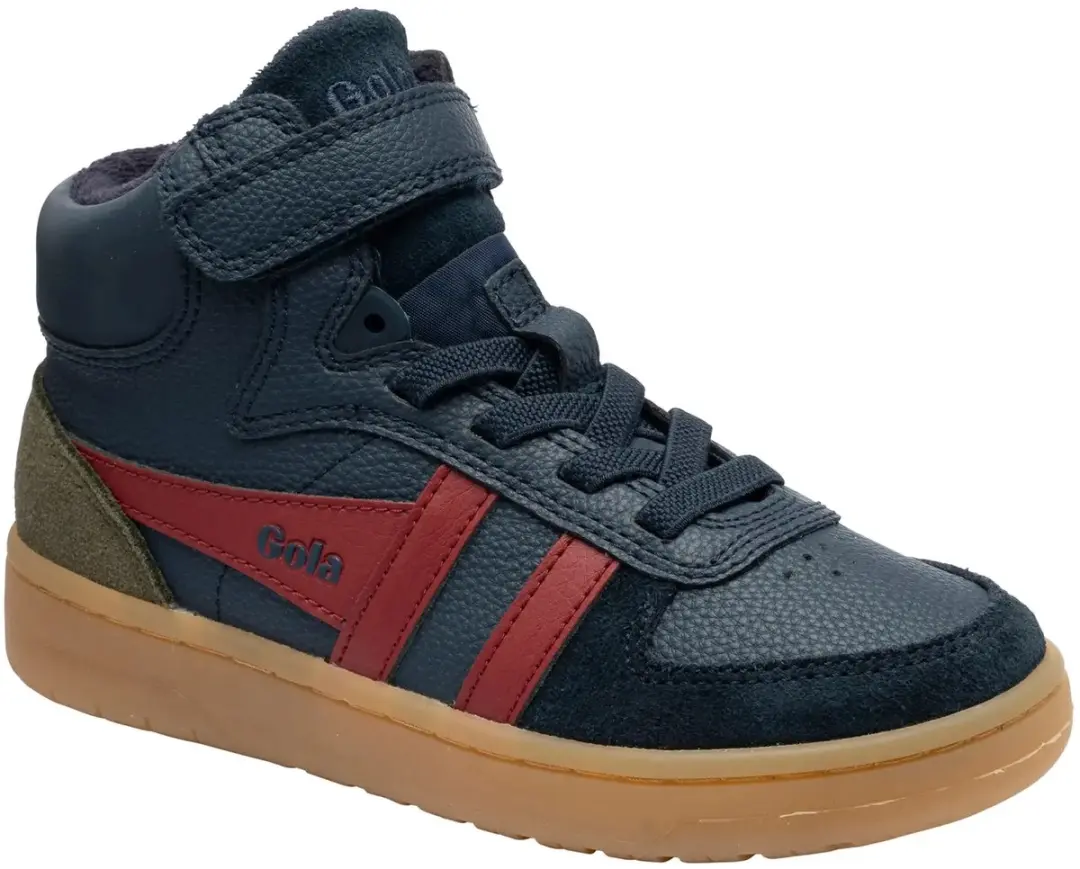 Gola Talon CKA540 Kinderschoenen - 35 - Navy/Deep Red/Khaki/Gum - afbeelding 4 van 6