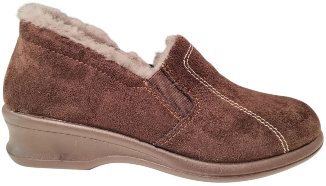 Rohde 2516 71 Pantoffels Gesloten Bruin Textiel Dames Smal