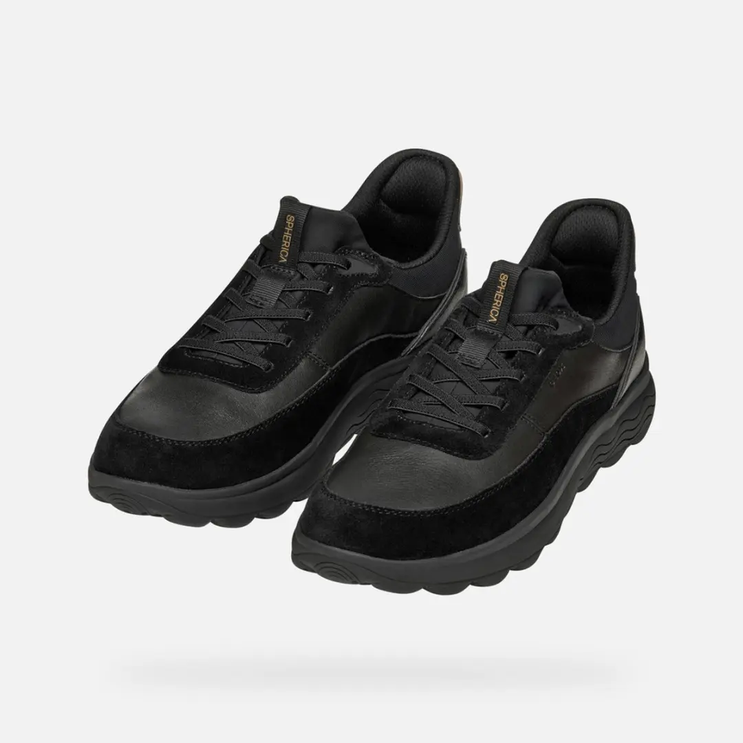 Geox Spherica Plus Heren Sneakers - Zwart - Maat 43 - afbeelding 4 van 6