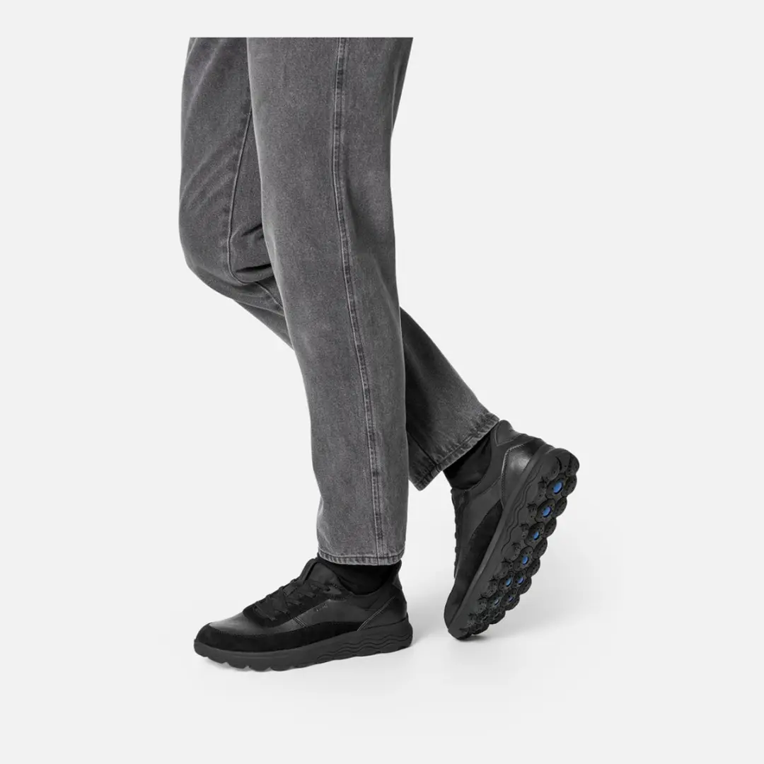 Geox Spherica Plus Heren Sneakers - Zwart - Maat 43 - afbeelding 5 van 6