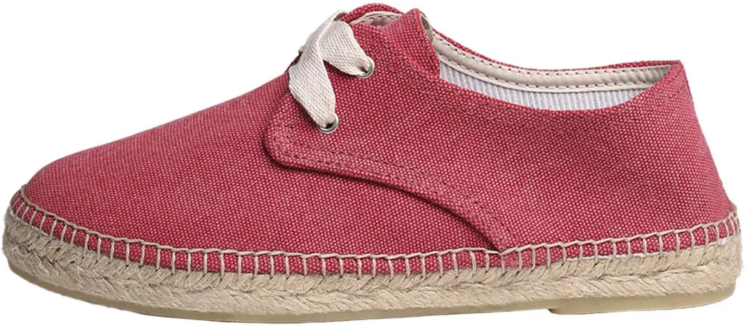 Vegan espadrilles voor dames met veters