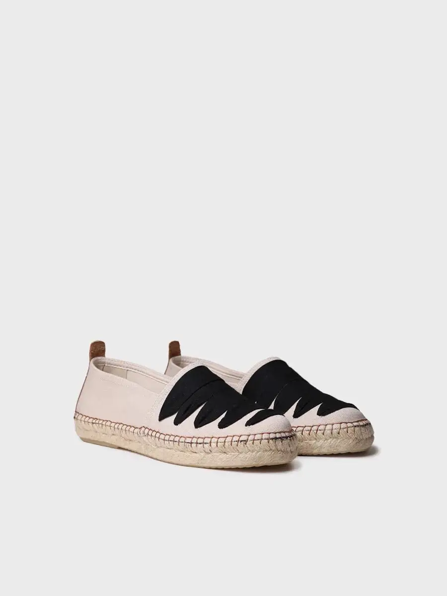 Espadrille voor heren met lintdetails