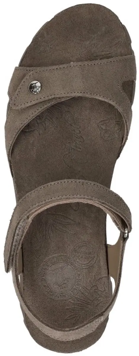 Panama Jack Sulia Sandalen Plat - Taupe - Maat 42 - afbeelding 4 van 6