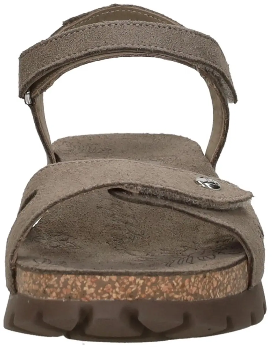 Panama Jack Sulia Sandalen Plat - Taupe - Maat 42 - afbeelding 6 van 6