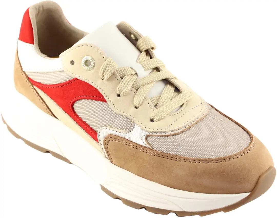 Dames Veterschoenen Xsensible Ponte Vecchio Brown Combi Bruin - Maat 41