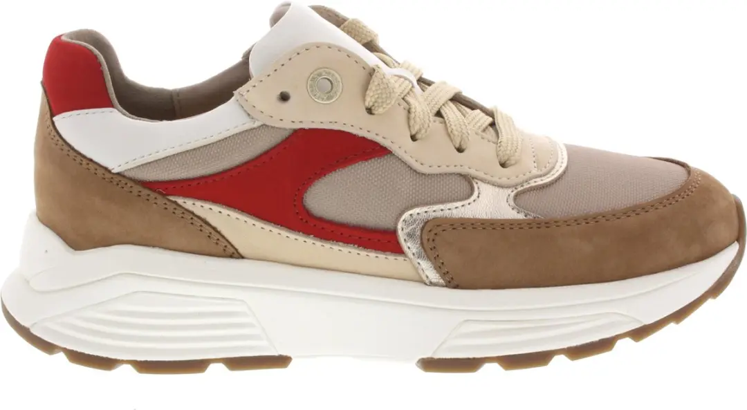 Dames Veterschoenen Xsensible Ponte Vecchio Brown Combi Bruin