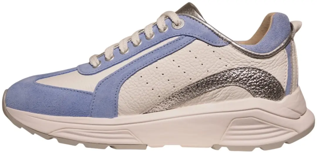 Xsensible Bailey Dames Veterschoenen - Lichtblauw Combi - Maat 40 - afbeelding 3 van 6