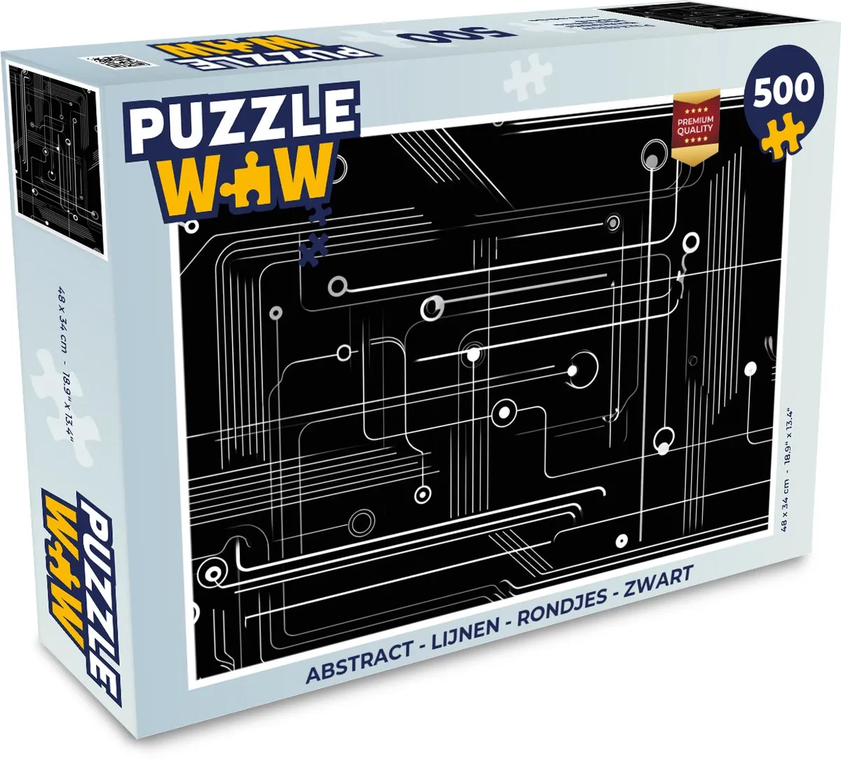 PuzzleWow Abstract Legpuzzel 500 Stuks