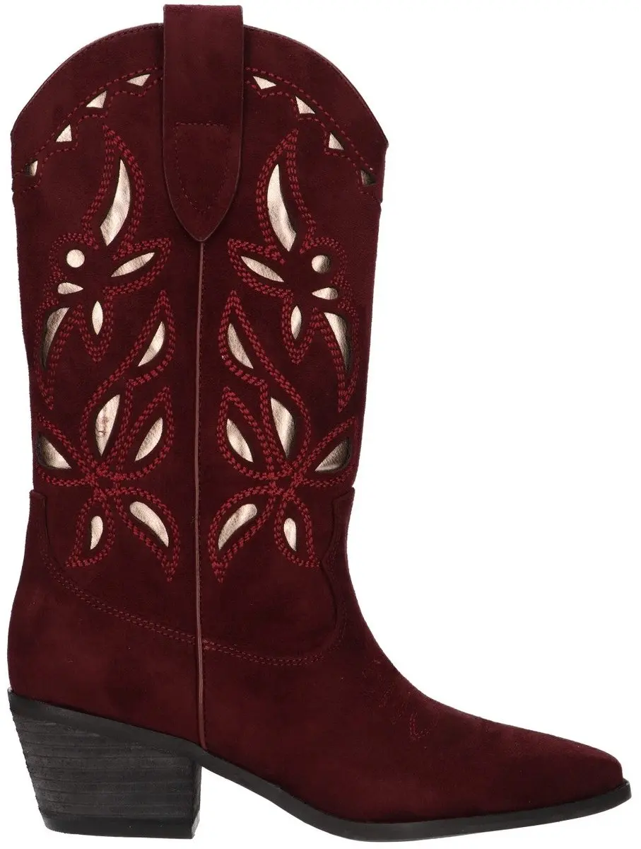 La Strada Western Boot Bordeaux