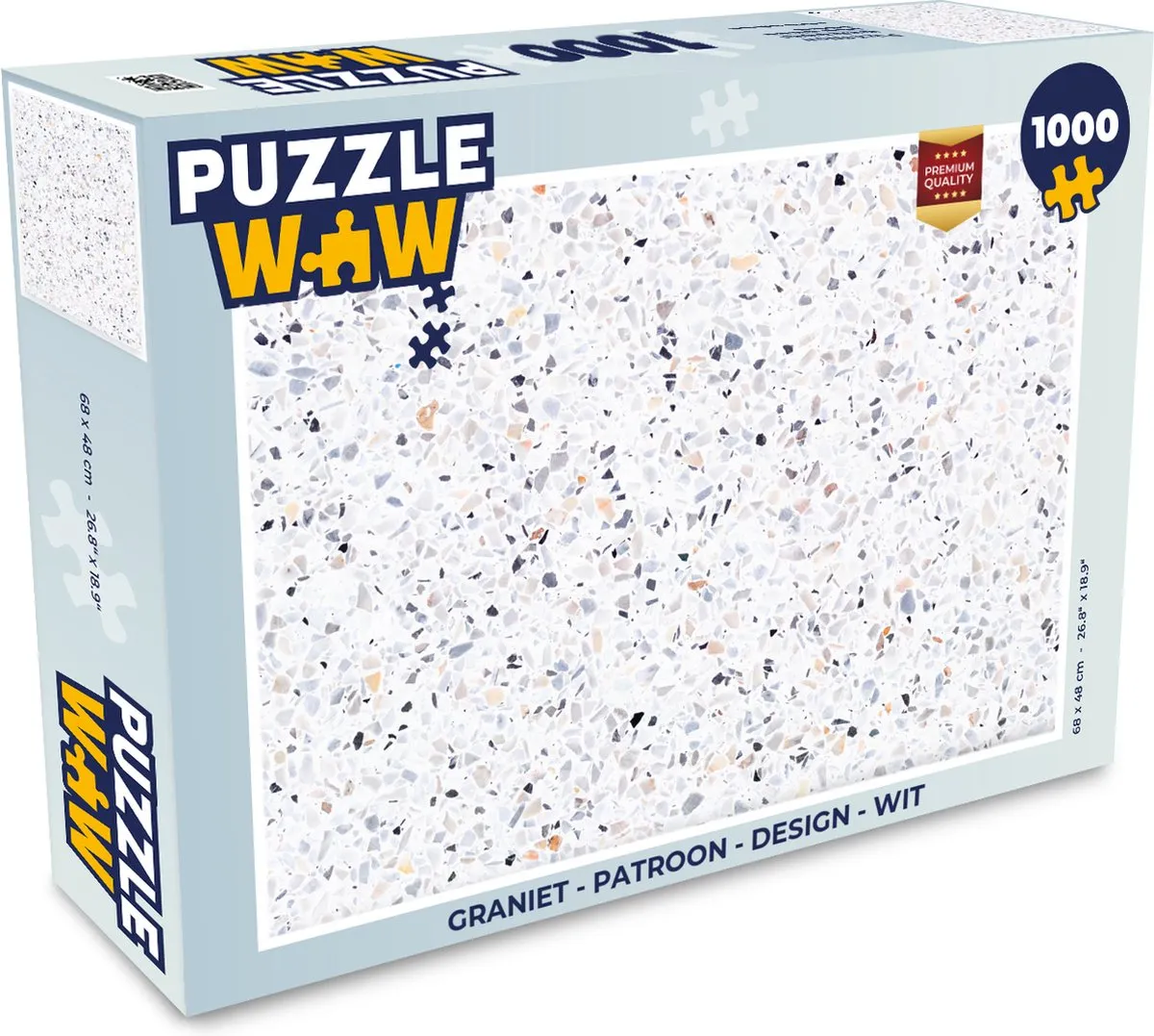 PuzzleWow Graniet Design Legpuzzel 1000 Stuks