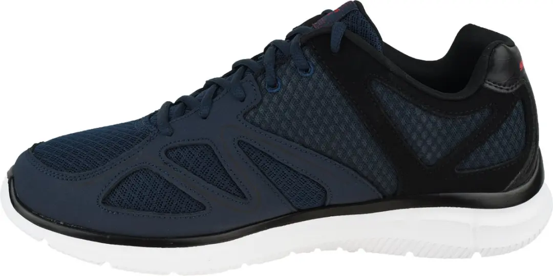 Skechers Verse Flash Point Sneakers - 45 - Blauw/Rood/Zwart - afbeelding 4 van 6