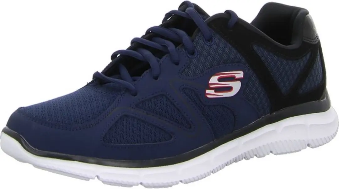 Skechers Verse Flash Point Sneakers - 45 - Blauw/Rood/Zwart - afbeelding 5 van 6